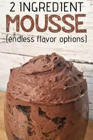 If you've got heavy whipping cream and a little powdered sugar, you can whip up your own dessert topping. The Easiest Mousse You Will Ever Make Recipe Mousse Recipes Easy Recipes With Whipping Cream Mousse Recipes