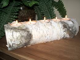Birch Bark Tea Light Holder Candle Rustic Decor Wedding Tea Lights Wedding Candle Wedding Centerpieces Wedding Tree Decorations