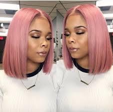 Black And Pink Wig Short New Arrival Fashion Color Pink Wig Bob Short Length Haircut For Black Girls Free Shipping Dhl Fedex Tnt 3 7 Busine Hair Styles Wig Hairstyles Weave Hairstyles