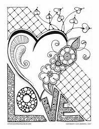 Download fun valentine coloring pages from hallmark artists. This Valentine S Coloring Page With Its Whimsical Heart Flowers And Other Shapes Is Dedi Valentine Coloring Pages Detailed Coloring Pages Love Coloring Pages