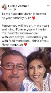 Husband, life without you is painful.