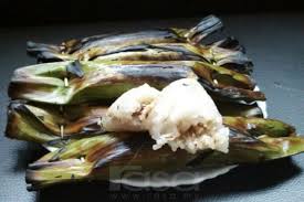 Resipi Pulut Panggang Berinti Serunding Ikan Ni Memang Popular Di Kelantan Terengganu Malaysian Dessert Food Sambal