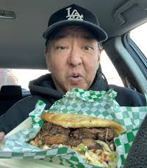 Coco Bread Sandwich with Jerk Chicken