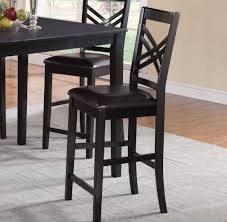 Poundex F1339 Espresso Counter Height Chair Set Of 2 Counter Height Chairs Counter Height Chair Set