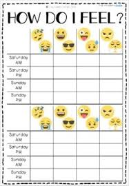 Emotion Self Regulation Emoji Check In Worksheet Self Regulation School Wide Positive Behavior Feelings And Emotions