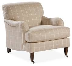 One Kings Lane Hayes Club Chair One Kings Lane Linen Club Chairs Club Chairs Living Room Chairs