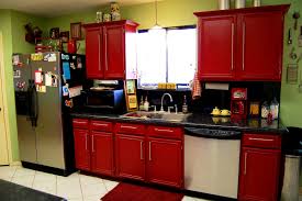 Painting kitchen cabinets can update your kitchen without the cost or challenge of a major remodel. Red And White Kitchen Cabinets Acnn Decor