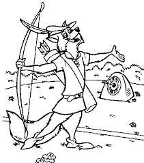 Robin hood online colouring pages. Kids N Fun Com Robin Hood