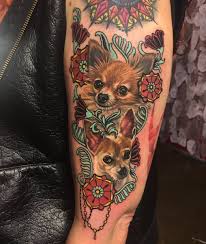 The body as a wunderkammer. Megan Massacre On Twitter I Tattooed These Cutie Chihuahuas Named Spike And Chewy On Their Mom Yesterday At My Studio Gritnglory