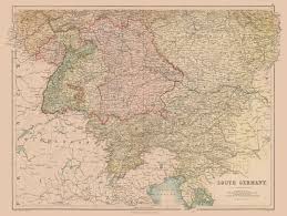 Česká republika (аббревиатура — čr), мфа (чешск.): Karta Yuzhnoj Germanii Chehii I Avstrii 1867 G Starye Karty Evropy