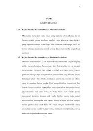 Refleksi pengajaran dan pembelajaran lalu mata pelajaran matematik adalah mata pelajaran teras dalam sistem pendidikan di malaysia. Bab Ii Kajian Pustaka 2 1 Kajian Pustaka Berkaitan Dengan