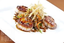 Petoncles Grilles Au Sesame Epices Confort Food Food Entrees