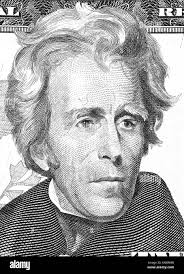 Andrew jackson portrait hi-res stock photography and images