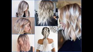 This hair color is a combination of blonde and pink tones. 50 Amazing Blonde Balayage Hair Color Ideas 2018 Youtube
