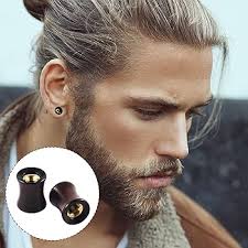 Rienan Tunnel 10mm,Piercing-Schmuck Aus Holz,Flesh Tunnel  Ohrplug,Sicherheitsmaterial Aus Holz,Stark und Langlebig,Passend zur  Kombination mit Verschiedenen Kleidungsstücken (10 Mm) : Amazon.de: Fashion