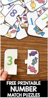 Our matching games feature much more than simple puzzle boards. Free Printable Number Match Puzzles Simply Kinder