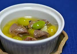 砂肝と銀杏のアヒージョ 白菜の辛子和え 春日和 レシピ アヒージョ 銀杏 レシピ