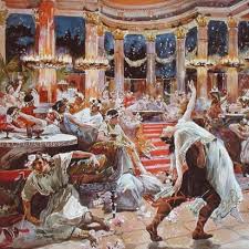 Hors d'oeuvres were served at any dinner party it was considered polite to belch. The Ancient Roman Banquet Celebrated Shock Awe And Carpe Diem Cnn Style