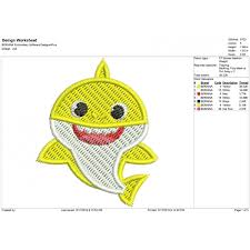 Instant download after purchase fabric: Baby Shark 2 Cross Stitch Digital Pattern Baby Shark Family Cross Stitch Do Do Doo Embroidery Instant Download Craft Supplies Tools Kits How To Timeglobaltech Com