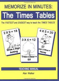 Memorize In Minutes The Times Tables Teaching Manual