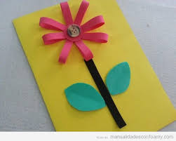 Se trata de una bonita tarjeta mágica que cambia de color. Manualidades Para El Dia De La Madre Ayuda Docente