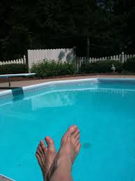 Obligatory Feet Foto At Mom And Dad S Pool Pool Photo Outdoor