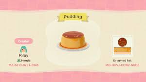 Acnh Pudding Hat In 2020 Animal Crossing Animal Crossing Wild World Animal Crossing Qr