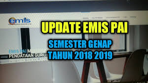 Soal mid kelas 7 semester 2 tahun 2019; Cara Lengkap Update Data Emis Pai Semester Genap Tahun 2018 2019 Youtube