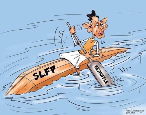 Political - ‪Reshuffle #SLFP‬ ‪Cartoon by Namal Amarasinghe ‬ | Facebook