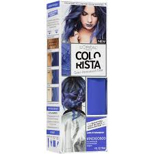 Try our new color kits. L Oreal Paris Colorista Semi Permanent Hair Color Indigo Shop Hair Color At H E B