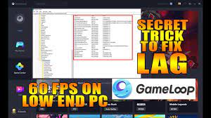New Secret Trick To Fix Lag For Gameloop 60fps Fast Render On Low End Pc Youtube