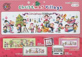 cross stitch corner soda stitch christmas village