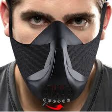 Agekusl W Training Mask 3 0 Sport Exercise Fitness Cycling Face Mask Workout Bike Running Resistance Elevation End Biking Workout Face Mask Workout Accessories