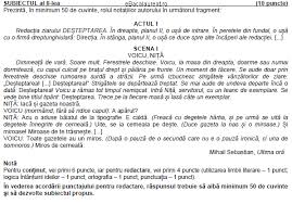 8) numește 3 trăsături ale textului literar. Subiectul Al Ii Lea In Curs De Editare Bacalaureat