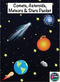Comets Asteroids Meteors Stars Packet Star Facts Student Writing Comet