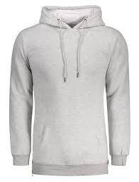 Mens Hoodie Light Gray Hoodies Men Hoodies Tops