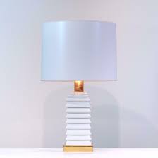 Table lamp with a handmade design in brightly colored porcelain and floral decorations with a light. Porcelain Table Lamp In The Manner Of Tommaso Barbi Italy 1970s Firma London Berlin