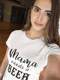 Mamá necesita una camisa de cerveza-mamá camiseta-divertida mamá SVG  descargar archivos de corte para Silhouette Cameo, ScanNCut, Cricut
