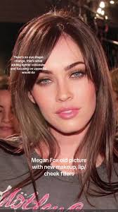 Believe it or not i didn’t change her eye shape, just makeup. Stunning  regardless #meganfox