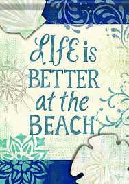 Carson Home Accents Flagtrends Classic Garden Flag Better At The Beach Seashells Beach Theme Garden Flag Classic Garden Beach Theme Garden Garden Flags