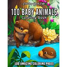 Australia is a wild place with varied climates and many unique animals. Buy 100 Baby Animals A Coloring Book Featuring 100 Incredibly Cute And Lovable Baby Animals From Forests Jungles Oceans And Farms For Hours Of Coloring Fun Baby Animal Coloring Books Paperback