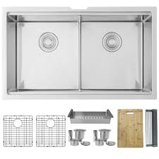 We did not find results for: Stylish 32 Inch Workstation Double Bowl Undermount 16 Gauge Stainless Steel Kitchen Sink With Built In Accessories Best Buy Canada