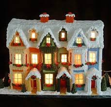 It will also help give your child some context when making a. Detailed Instructions For Making A Lighted Gingerbread House Recipe Gingerbread House Christmas Gingerbread House Gingerbread House Parties