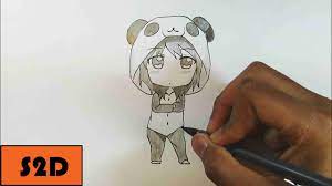 Chibi anime drawing at getdrawings com free for personal. How To Draw Chibi Girl In Pj S Youtube