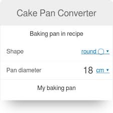 Cake Pan Converter Calculate Pan Size And Shape From Recipe To Your Needs Omni Calculator Cake Pan Sizes Cake Pans Baking Pan Sizes