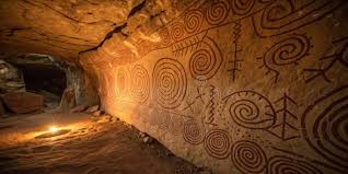 Ancient Cave Art Displaying Intricate ...