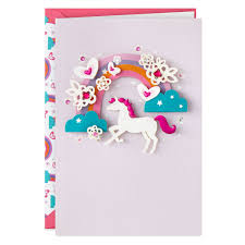 Make fantastic unicorn birthday cards with adobe spark post. Greeting Cards Invitations Unicorn Birthday Card Home Garden