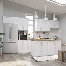 C'est votre jour de chance, les voici. Ensemble De Cuisine Mur A Mur 150 Blanc Mat Style Shaker Avec Ilot Bain Depot Kitchen Cabinets Kitchen Sets White Kitchen Cabinets