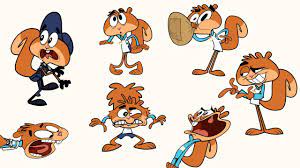 Scaredy Squirrel Cartoon Posing And Key Animation Character Design Animation Scaredy Squirrel Cartoon Expression