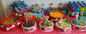 Paw Patrol Candy Buffet Paw Patrol Birthday Party Paw Party Paw Patrol Party
